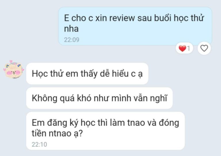 Ảnh chụp màn hình đánh giá