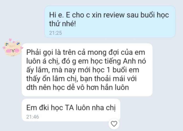 Ảnh chụp màn hình đánh giá